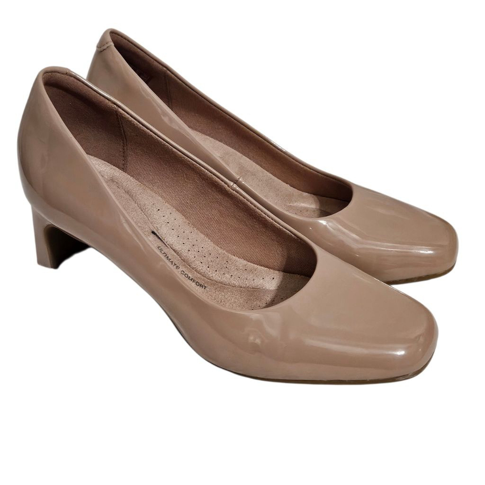 CLARK'S COLLECTION Women's Warm Beige Pump Shoes Sz 6 M